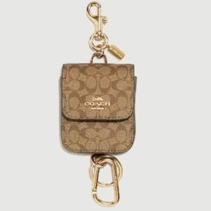 Multi Attachments Case Bag Charm In Signature Canvas